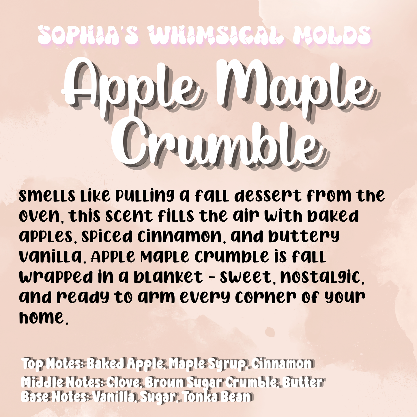 Apple Maple Crumble - Pre-Scented Aroma Beads
