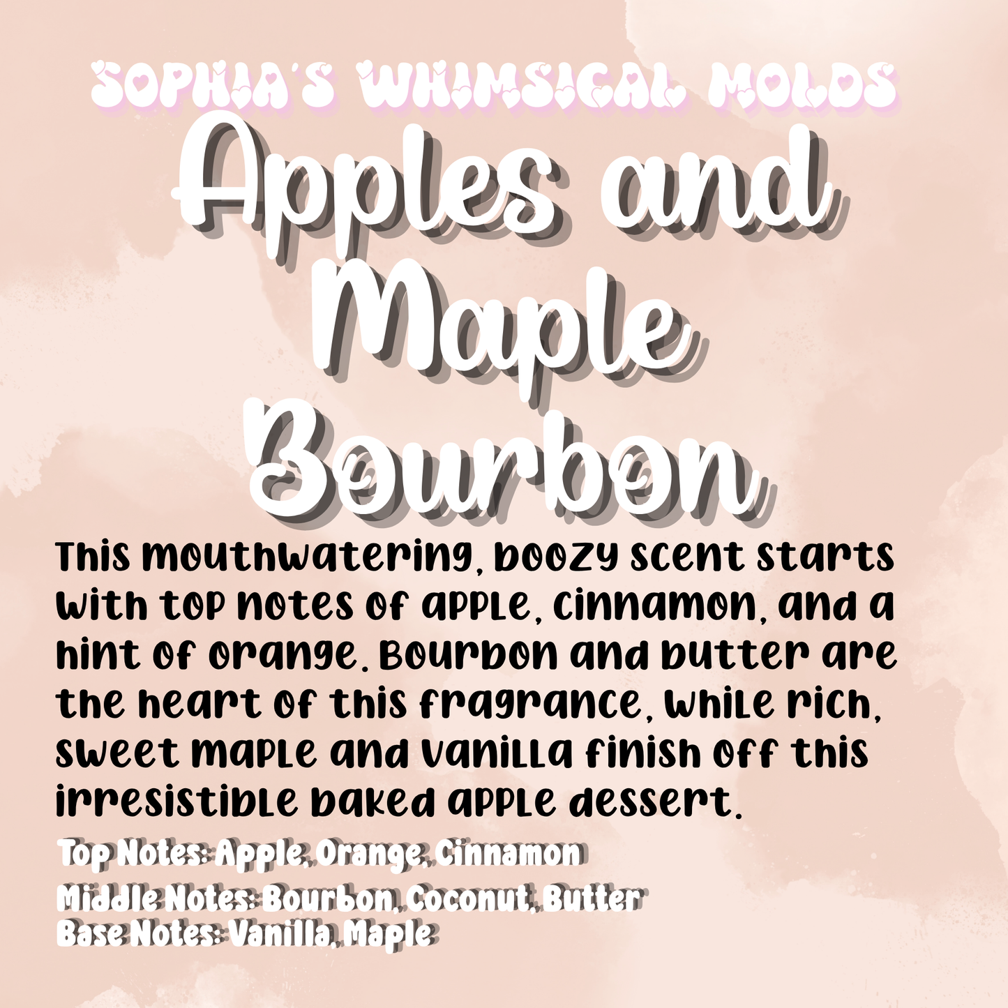 Apples and Maple Bourbon - Pre-Scented Aroma Beads