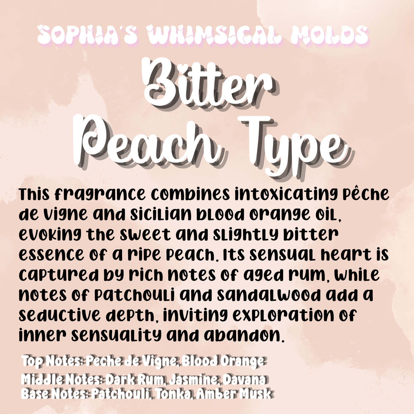 Bitter Peach Type - Pre-Scented Aroma Beads