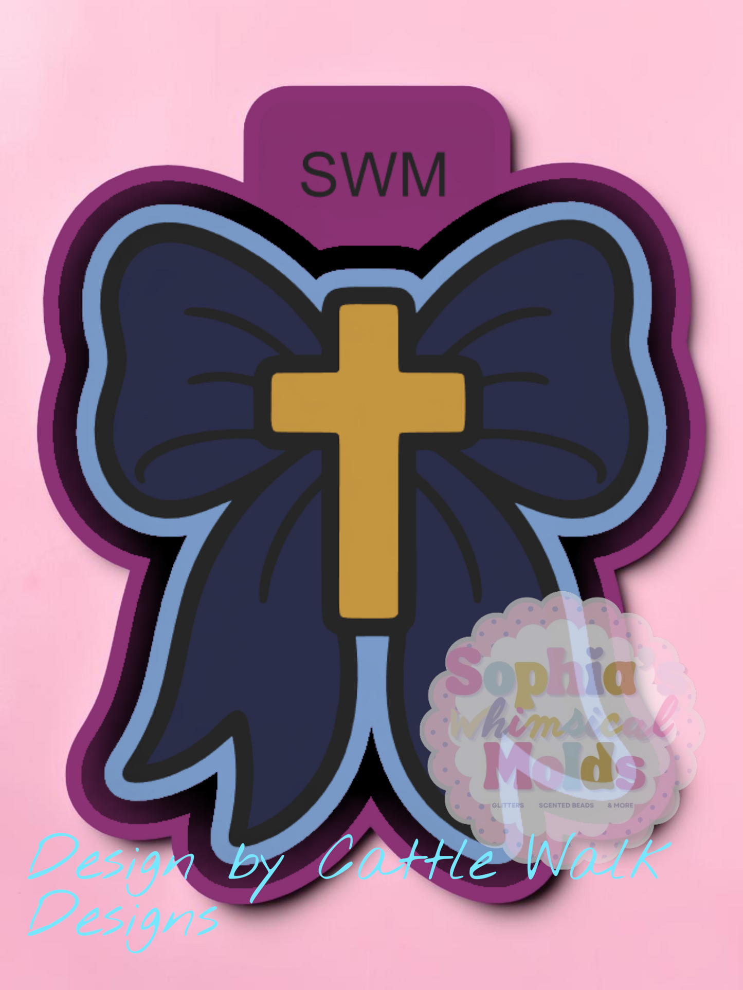 Bow Cross - Premium Silicone Mold