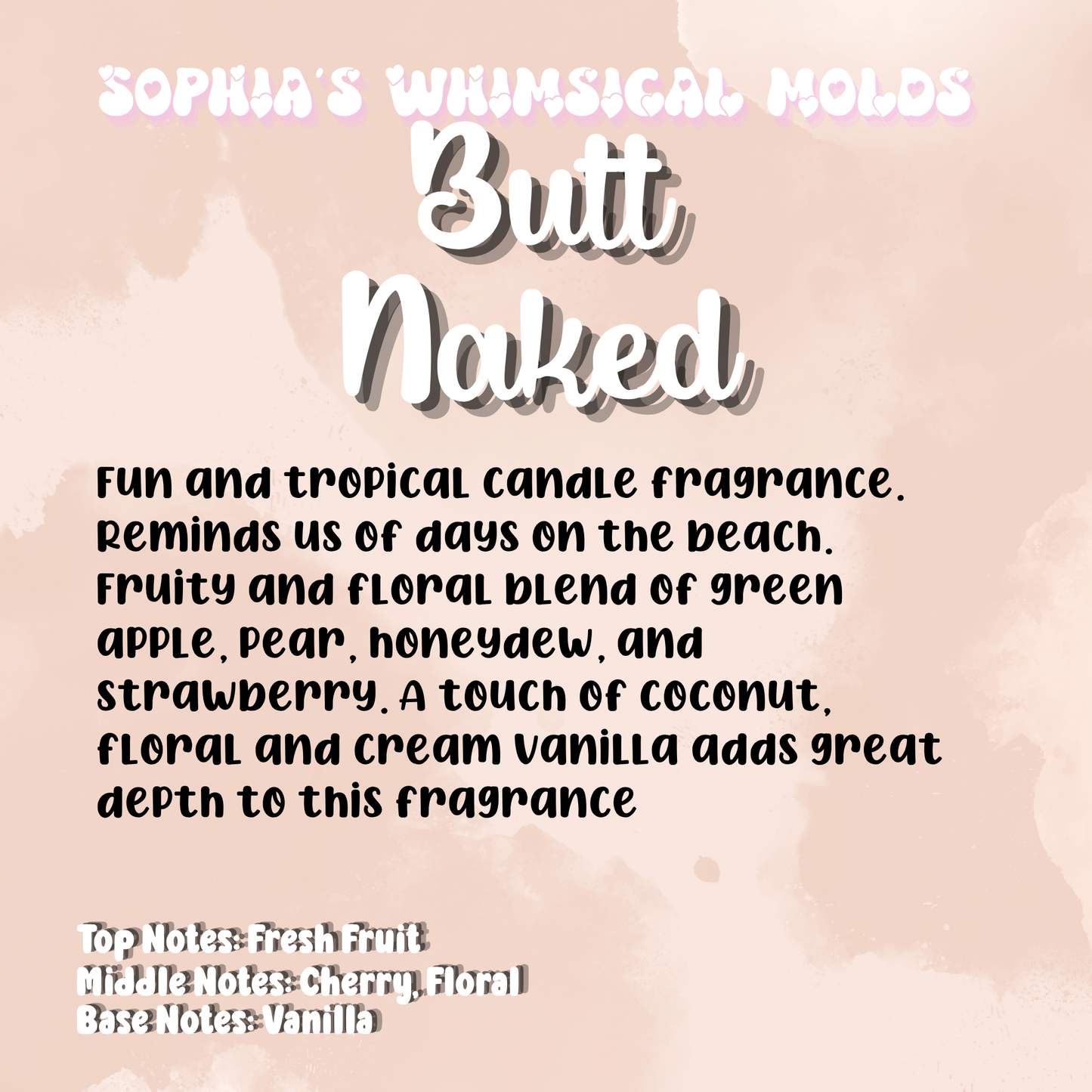 Butt Naked - Pre-Scented Aroma Beads