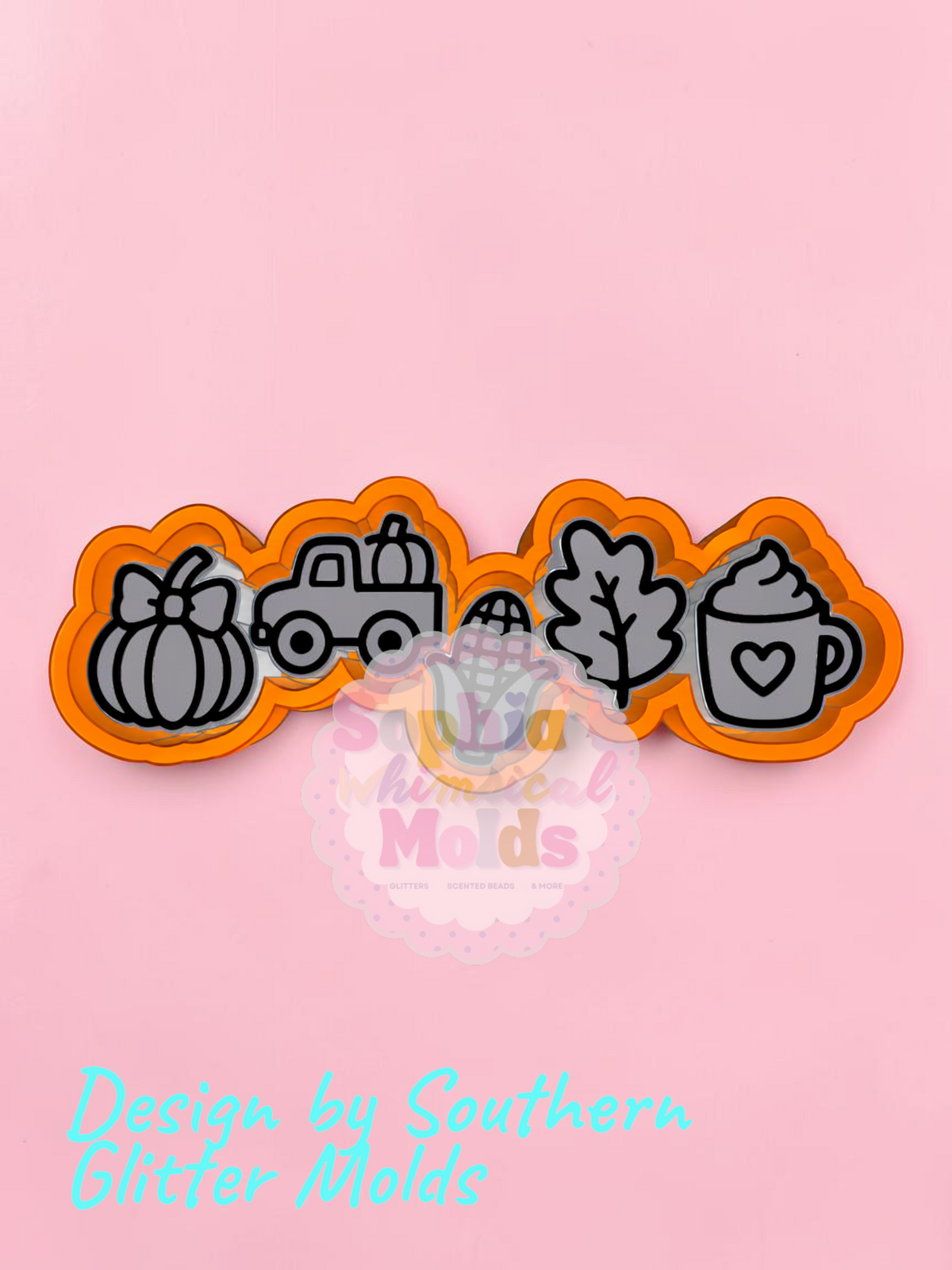 Charm Pumpkin Truck Bundle - Premium Silicone Mold