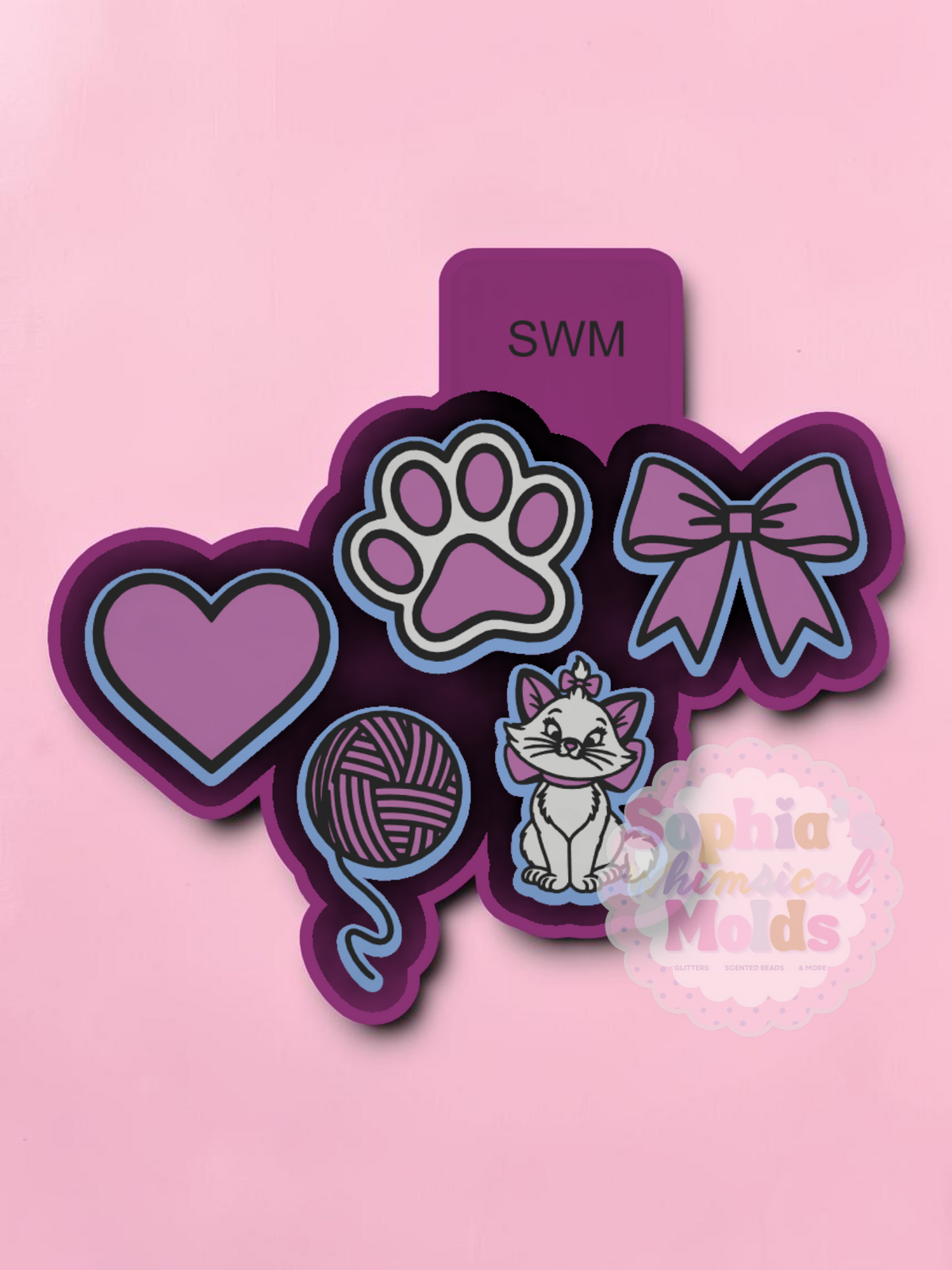 Charm Marie Bow - Premium Silicone Mold