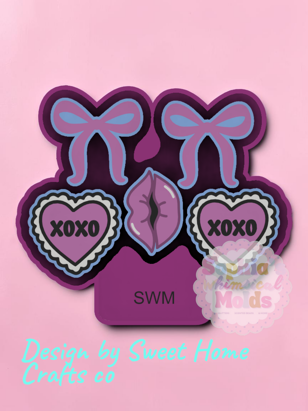 Charm XOXO Love - Premium Silicone Mold