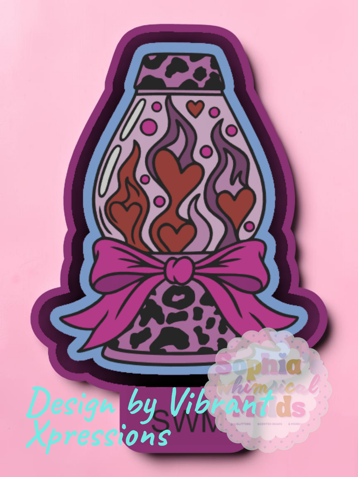 Flame Heart Lava - Premium Silicone Mold