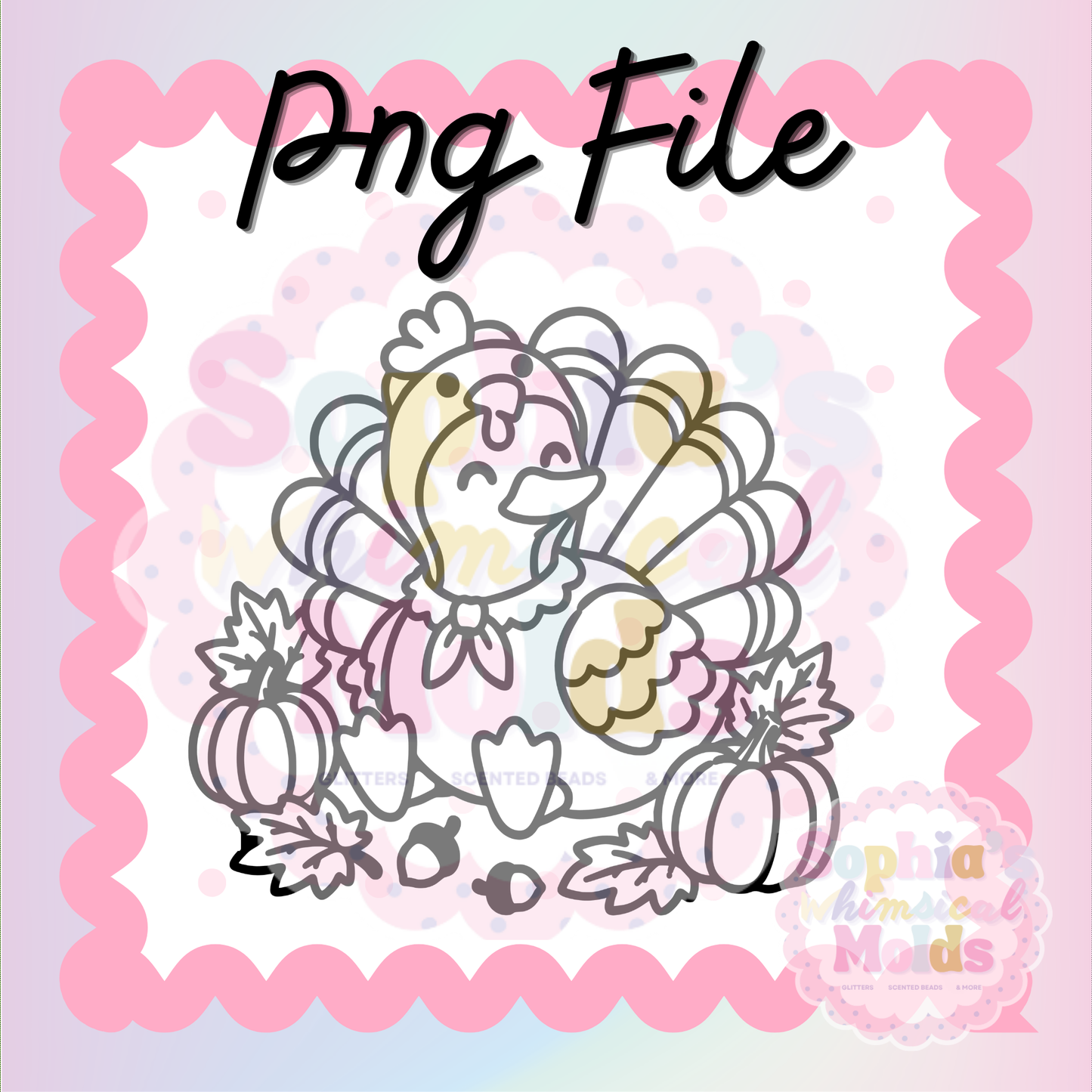 Goose Turkey PNG - PNG/STL Digital Files