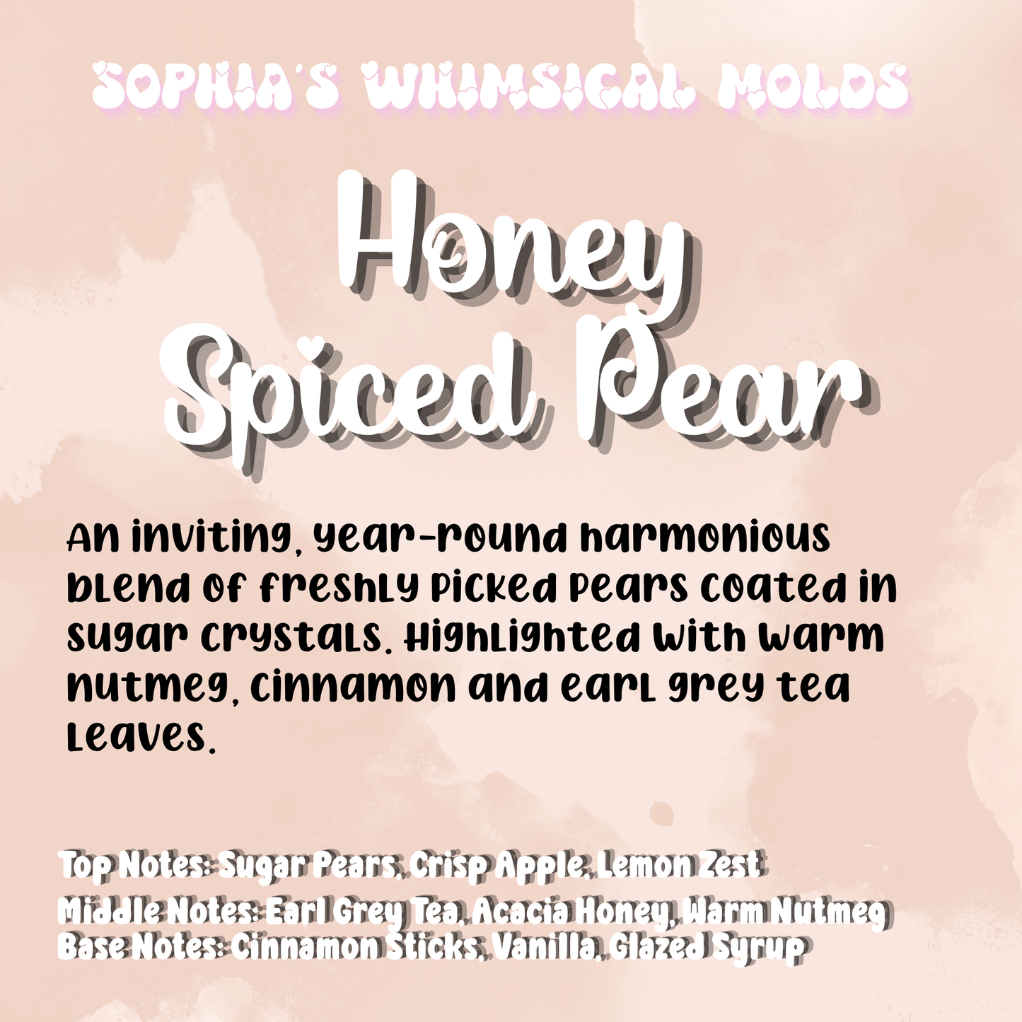 Honey Spiced Pear - Pre-Scented Aroma Beads