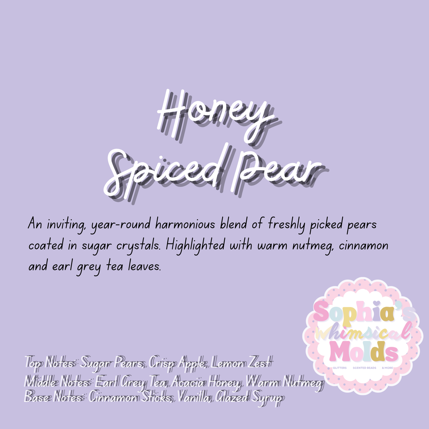 Honey Spiced Pear - Pre-Scented Aroma Beads