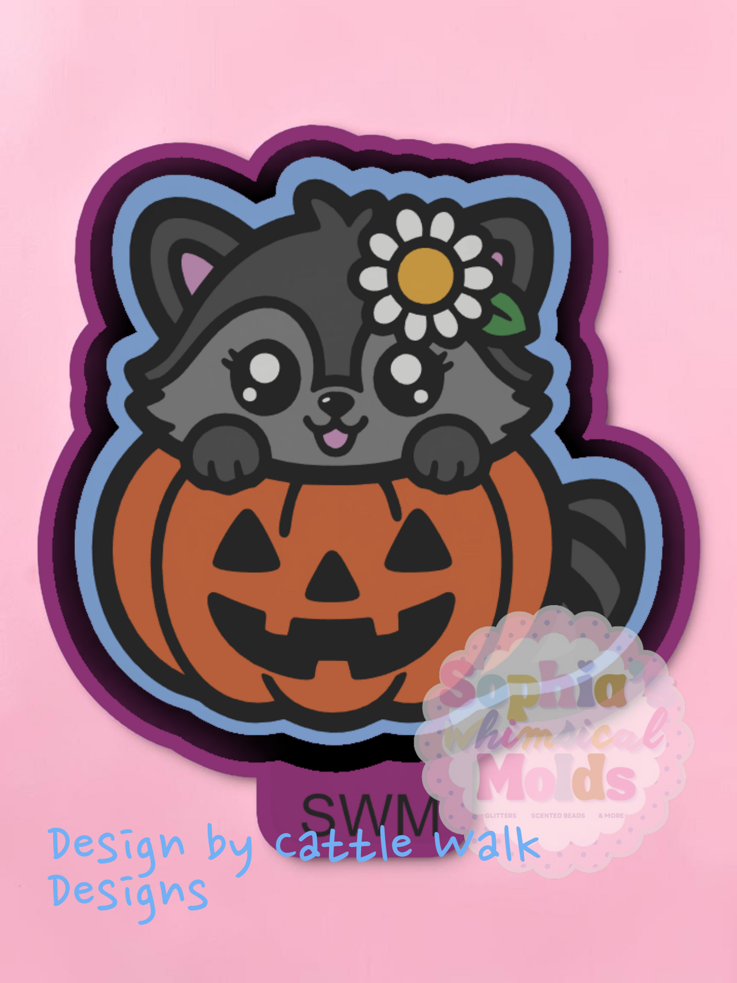 Raccoon Pumpkin - Premium Silicone Mold