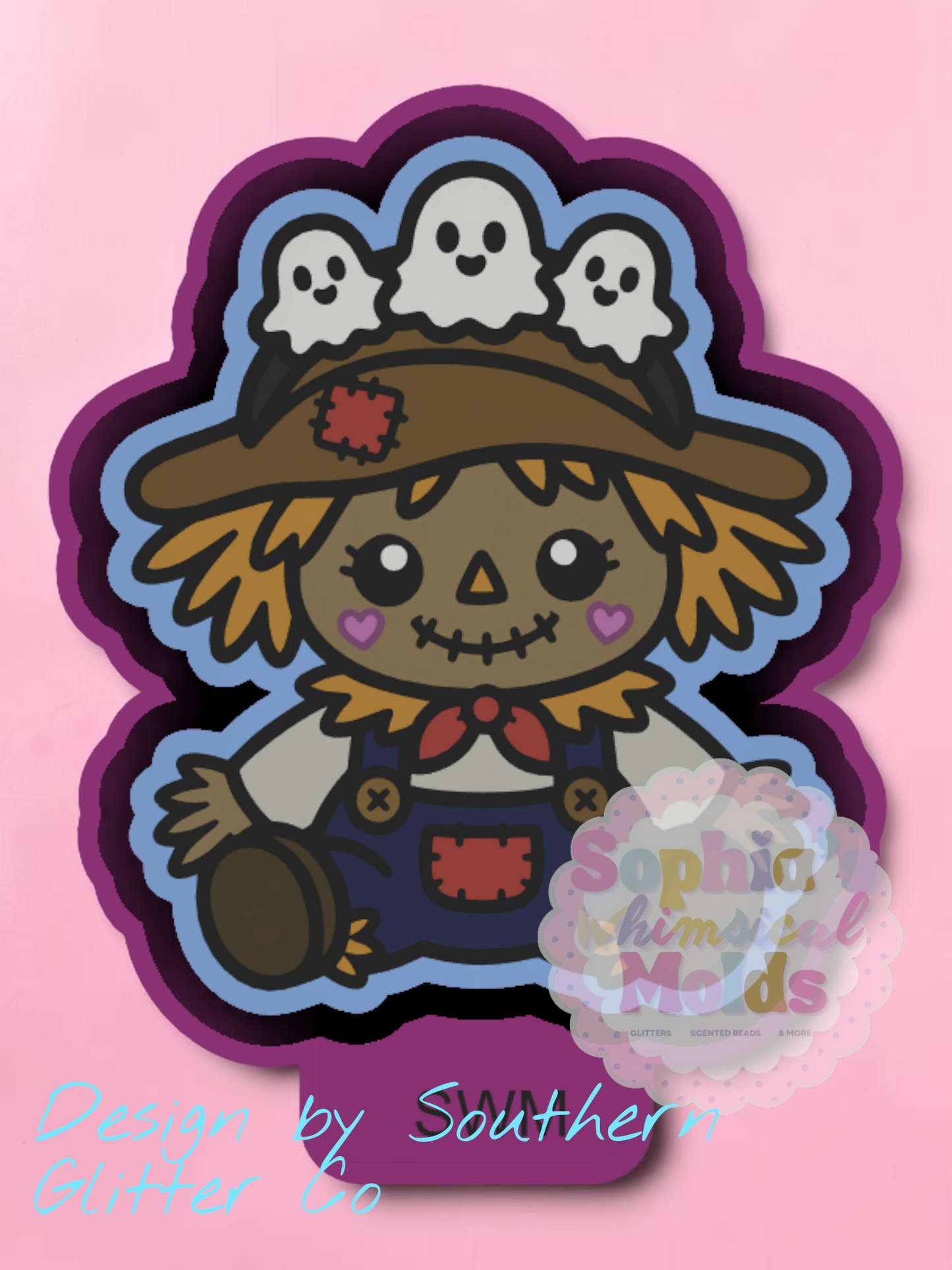 Scarecrow with Ghost Headband - Premium Silicone Mold