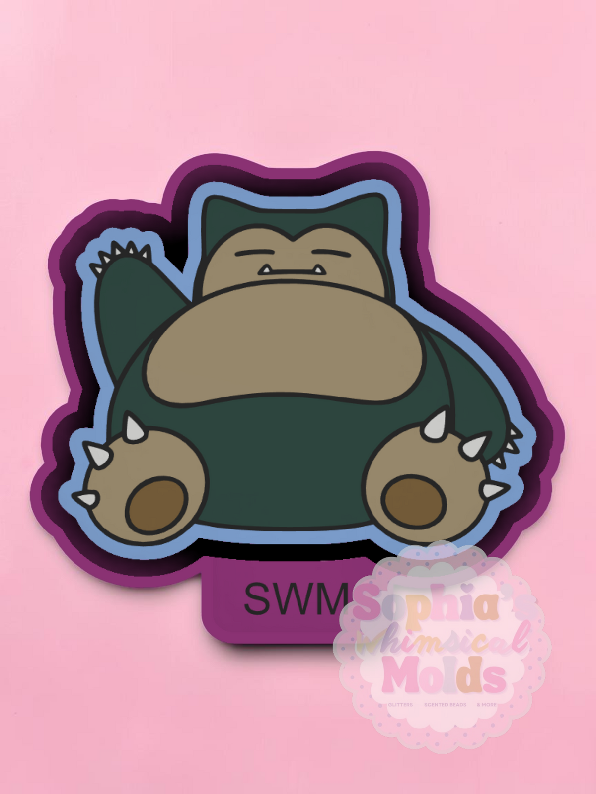 Snorlax Laying - Premium Silicone Mold