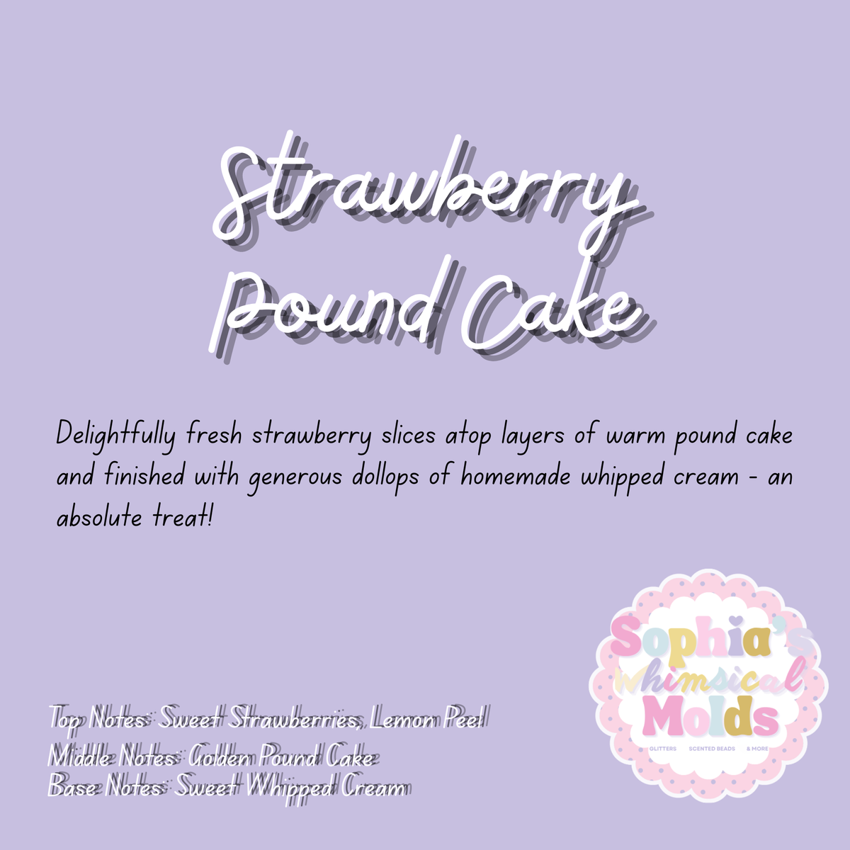 Strawberry Pound Cake - Pre-Scented Aroma Beads