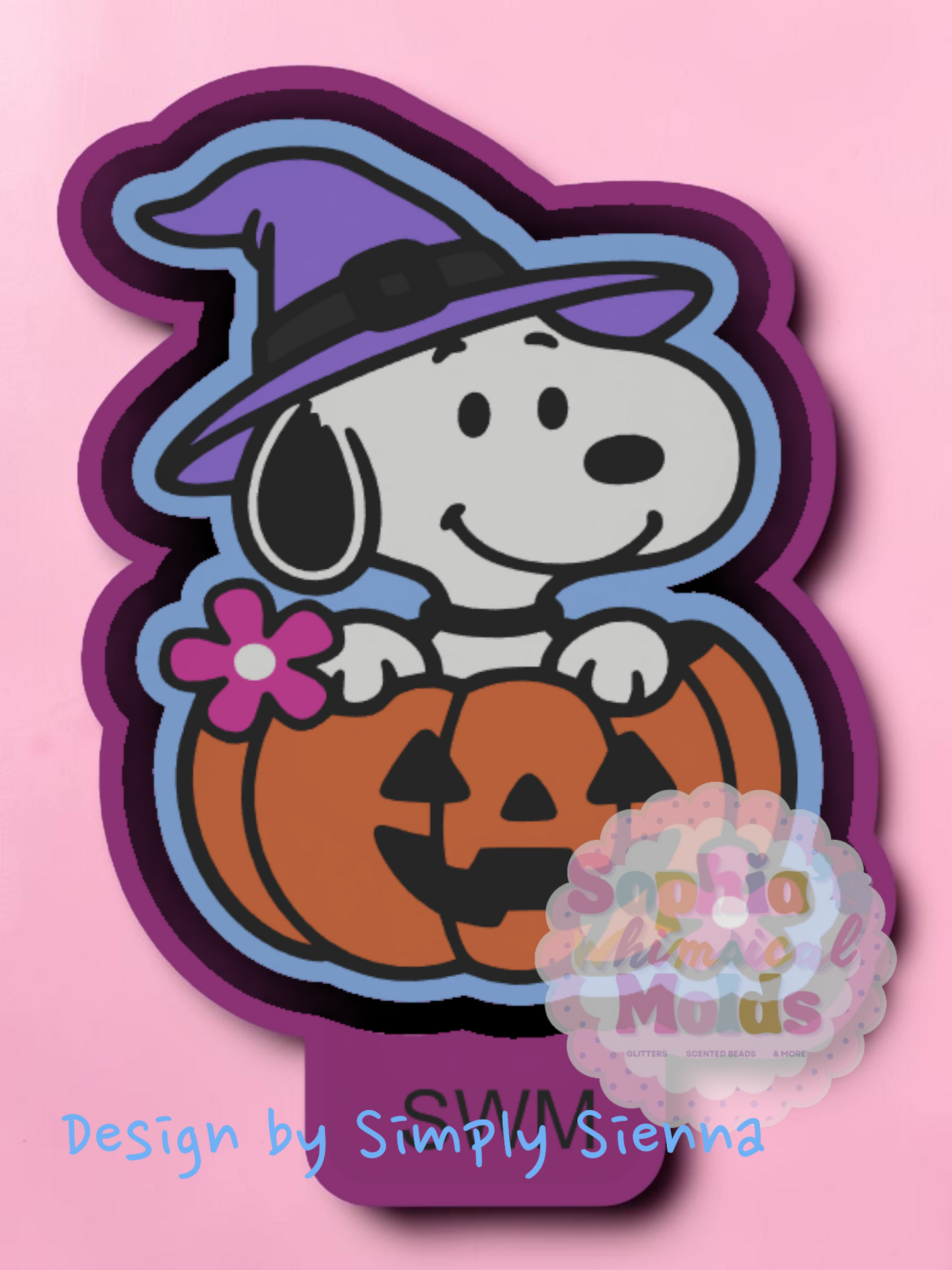 Witch Snoop in Pumpkin - Premium Silicone Mold