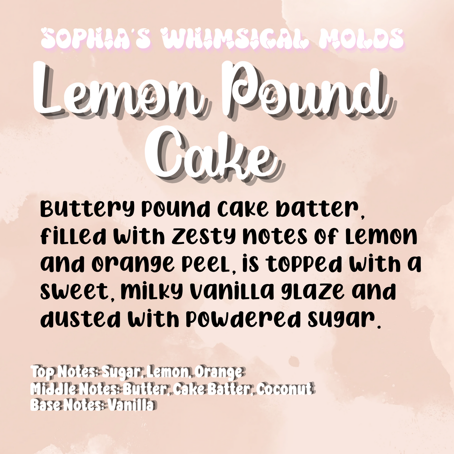Lemon Pound Cake - Pre-Scented Aroma Beads