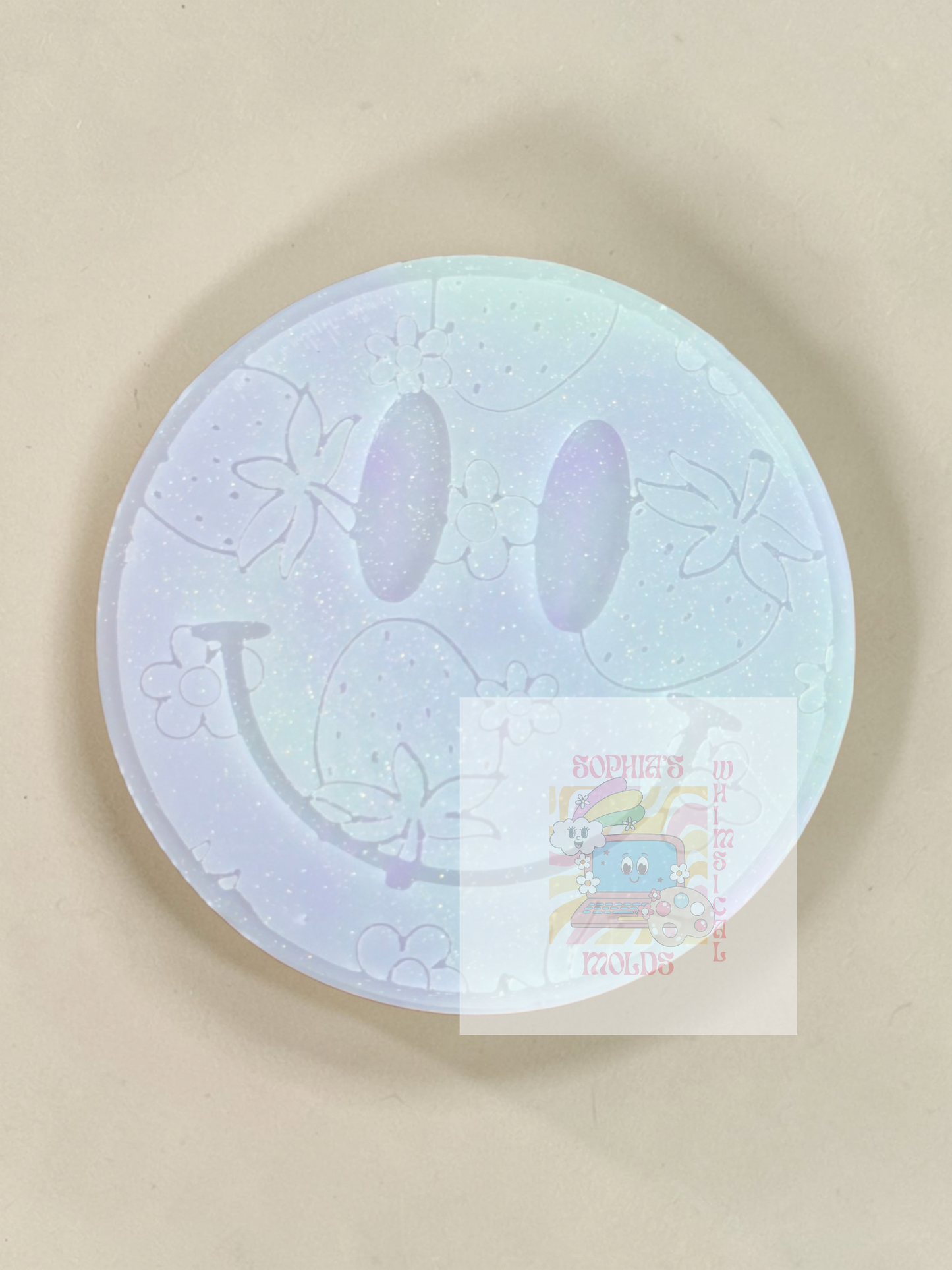 Strawberries and Daisies Insert - Premium Silicone Mold