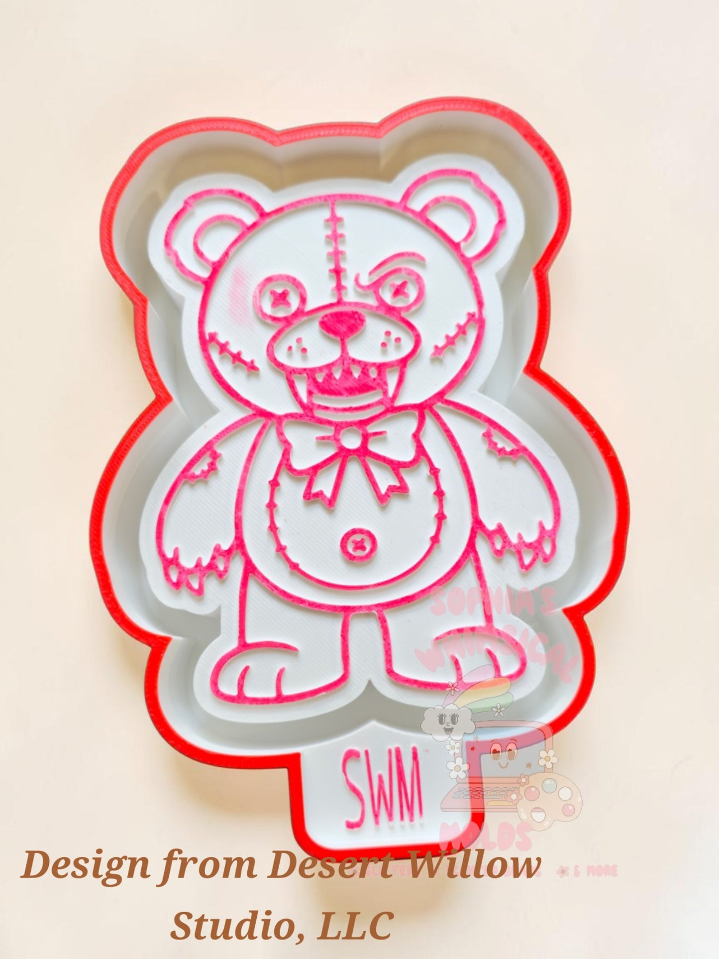 Scary Teddy Bear - Premium Silicone Mold