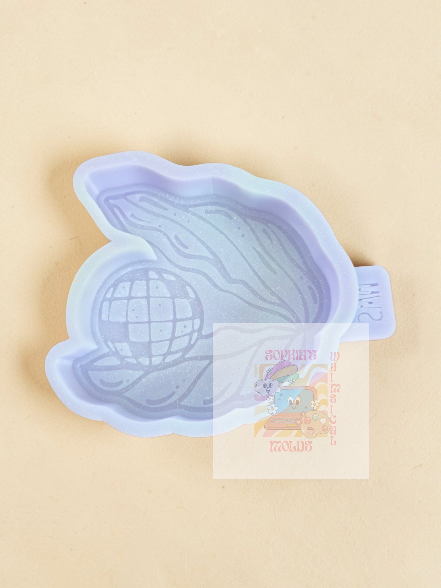 Clam with Disco Pearl - B Grade Premium Silicone Mold