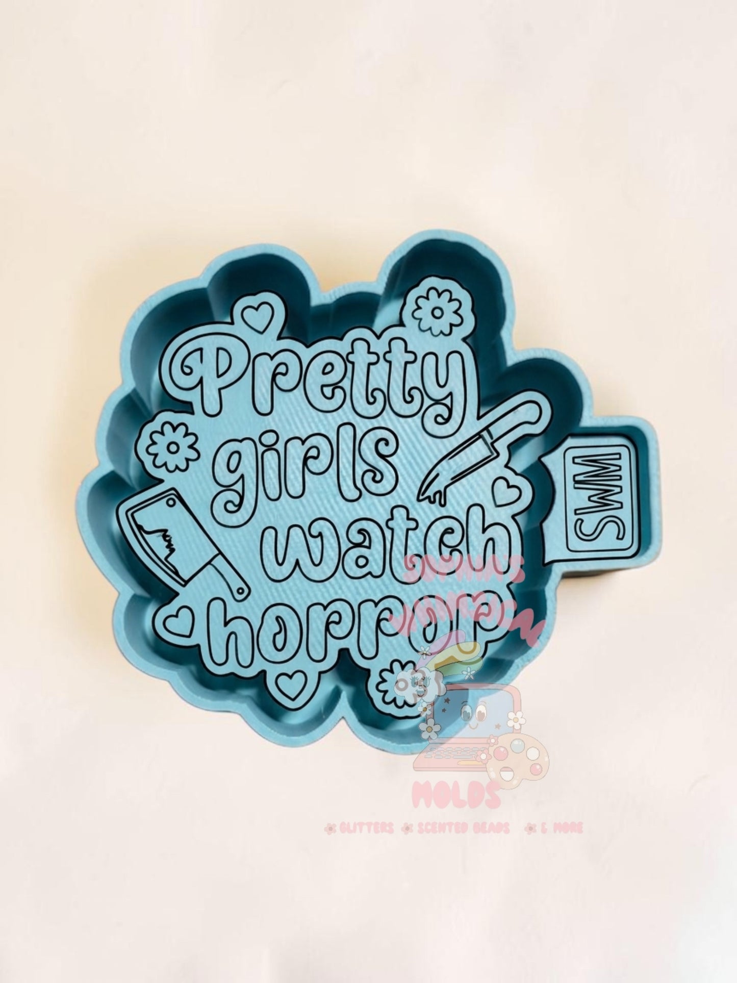 Pretty Girls Watch Horror - Premium Silicone Mold