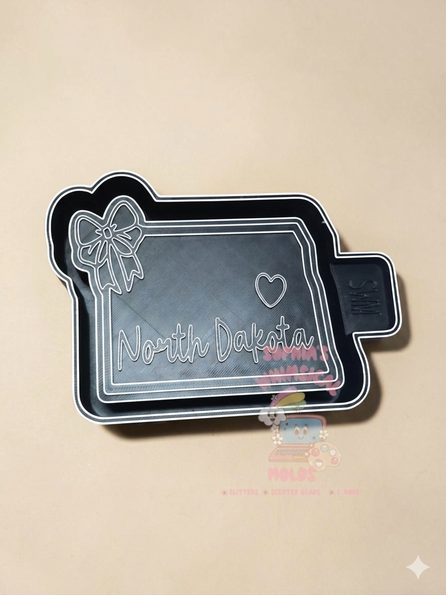 North Dakota State Coquette - Premium Silicone Mold
