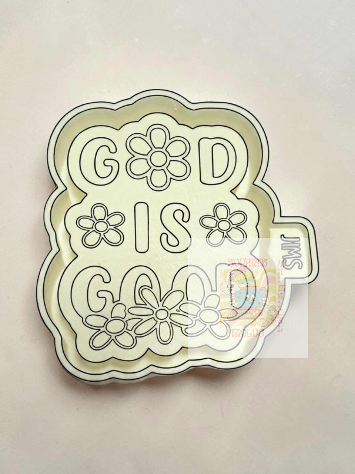 God is Good with Daisies - Premium Silicone Mold