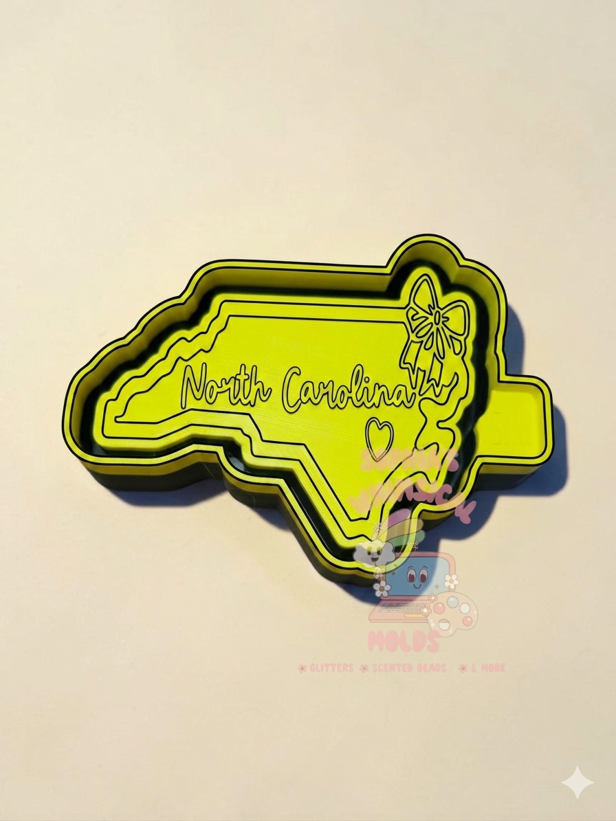 North Carolina State Coquette - Premium Silicone Mold