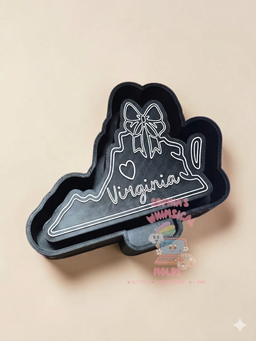Virginia State Coquette - Premium Silicone Mold