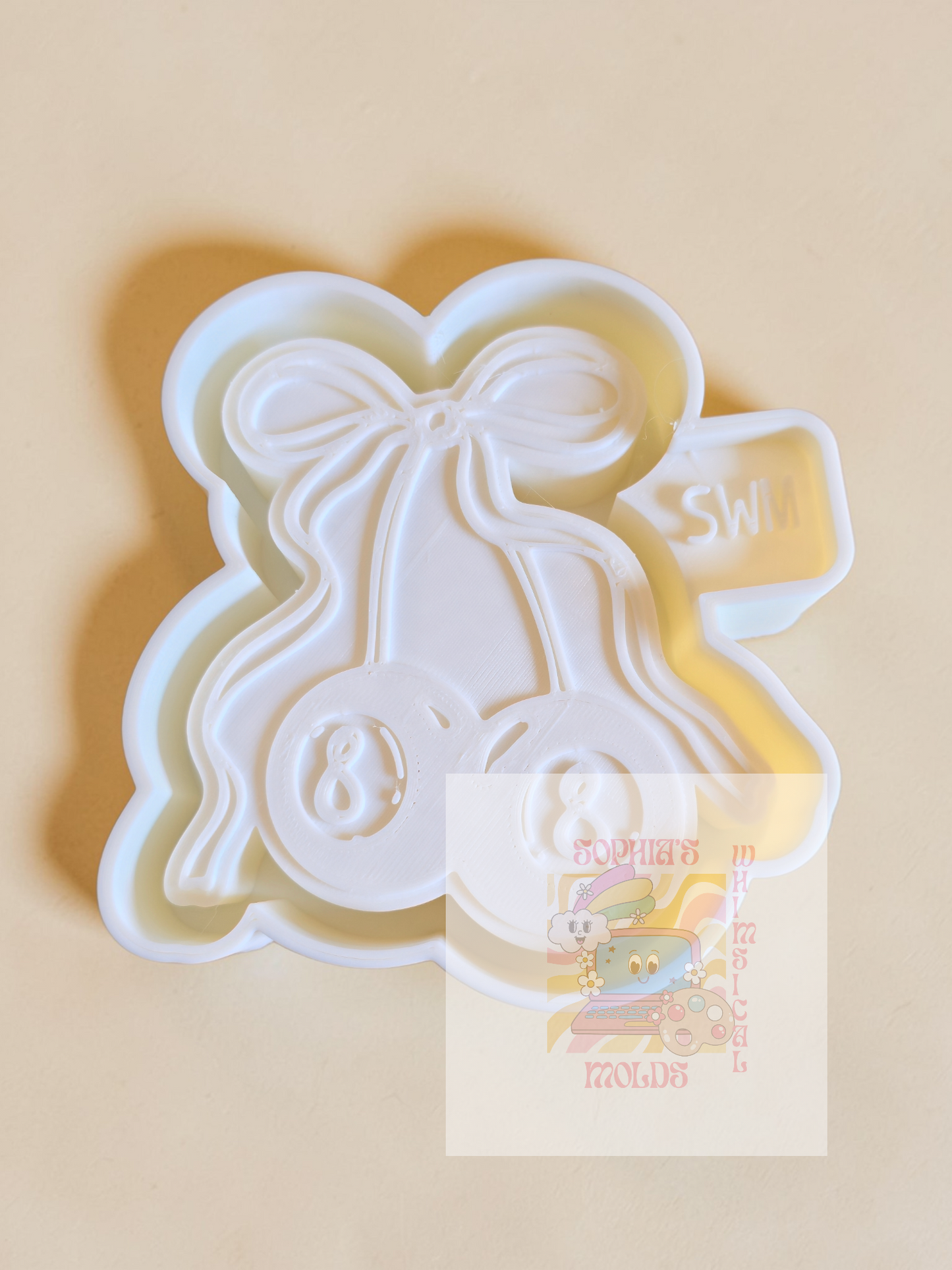 Eight Ball Bow - Premium Silicone Mold