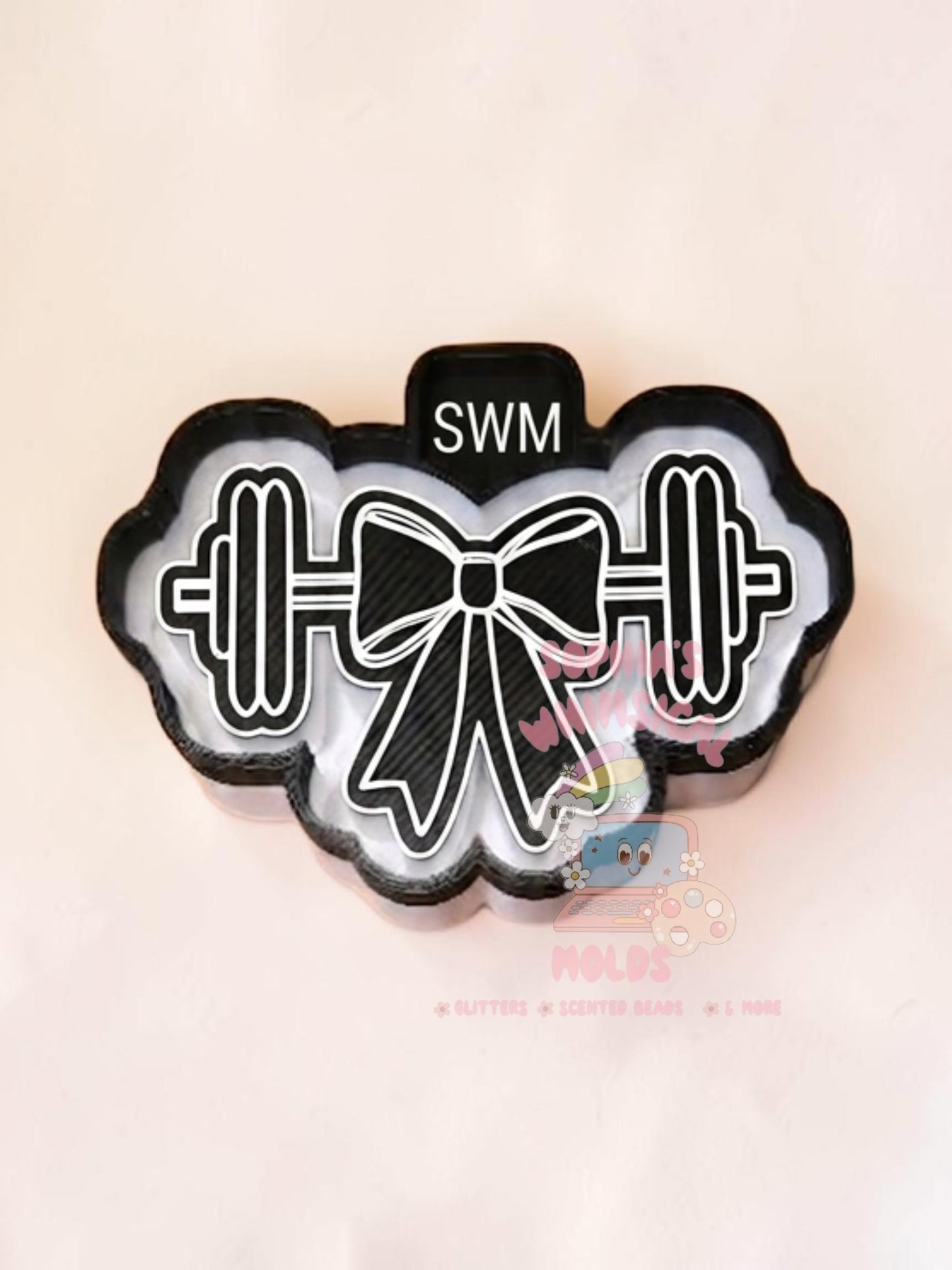 Barbell with Bow - Premium Silicone Mold
