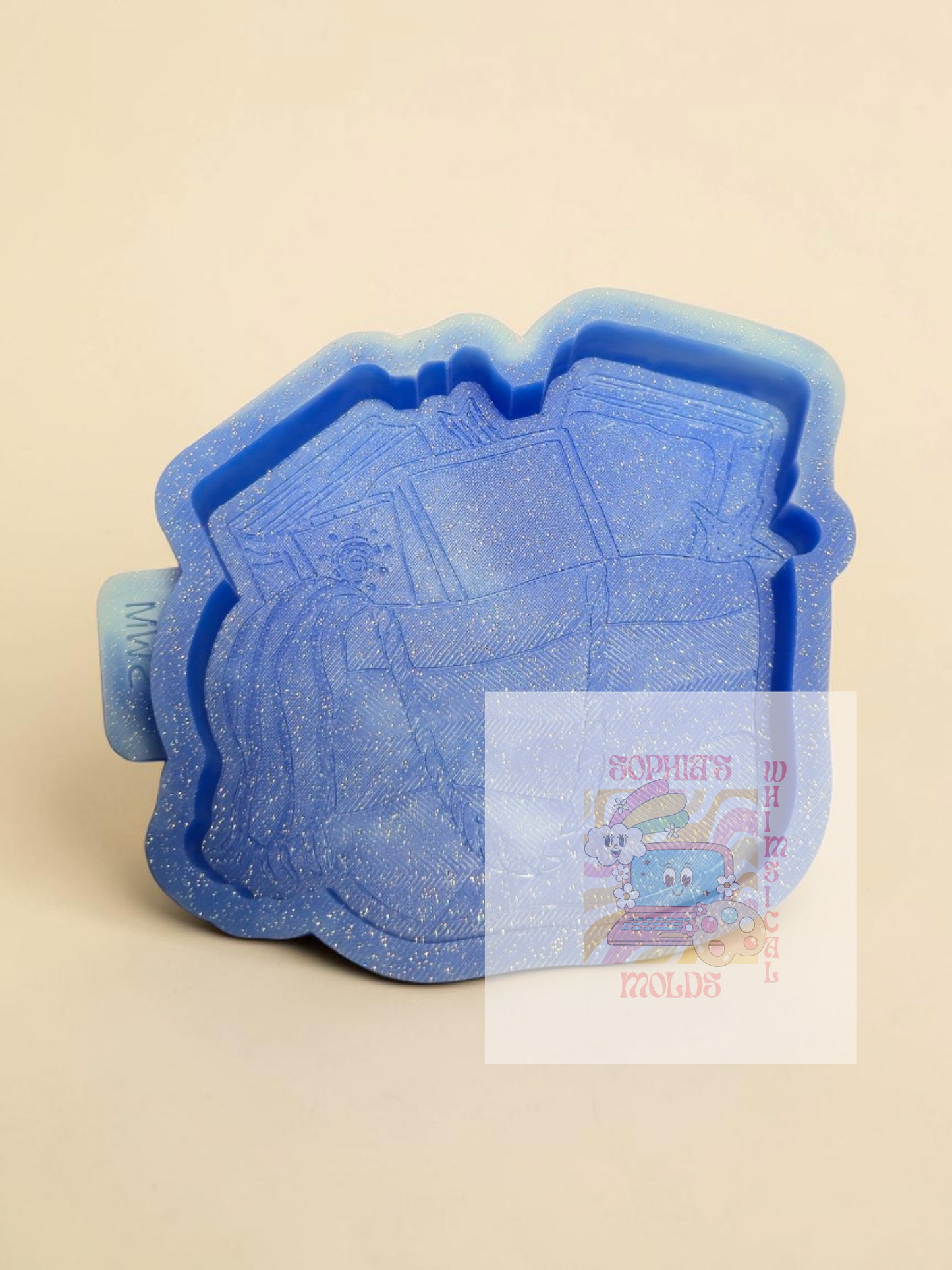 Books in Beach Bag - Premium Silicone Mold