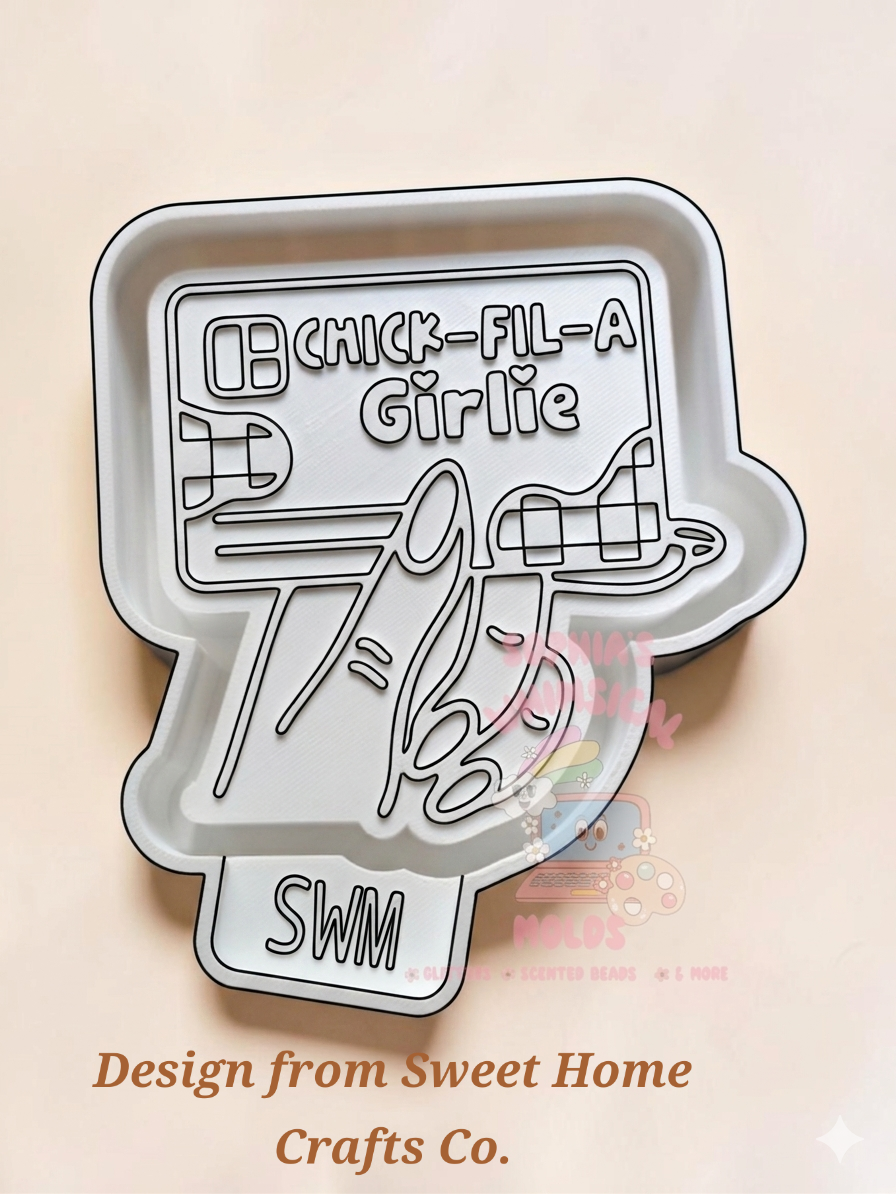 Chick-Fil-A Girlie - Premium Silicone Mold