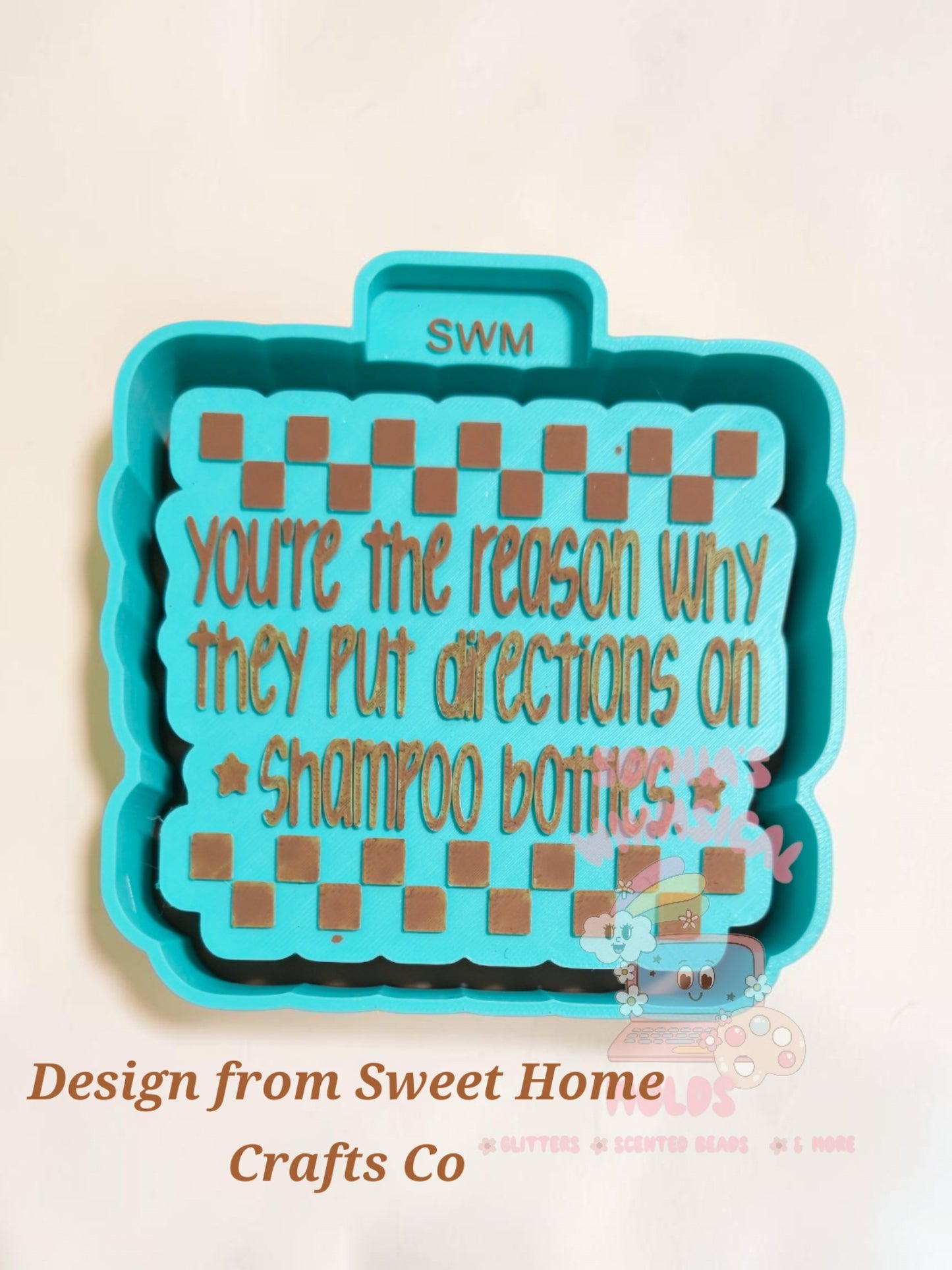 Directions on Shampoo Bottles - Premium Silicone Mold