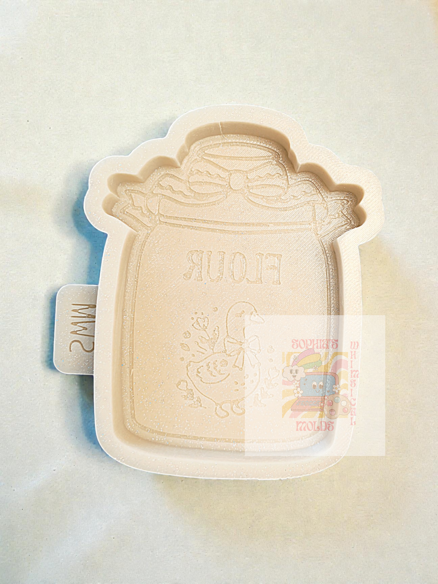 Goose Flour Cannister - Premium Silicone Mold