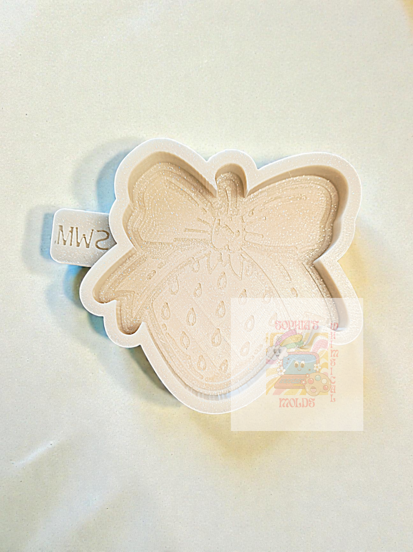 Strawberry with Bow - Premium Silicone Mold