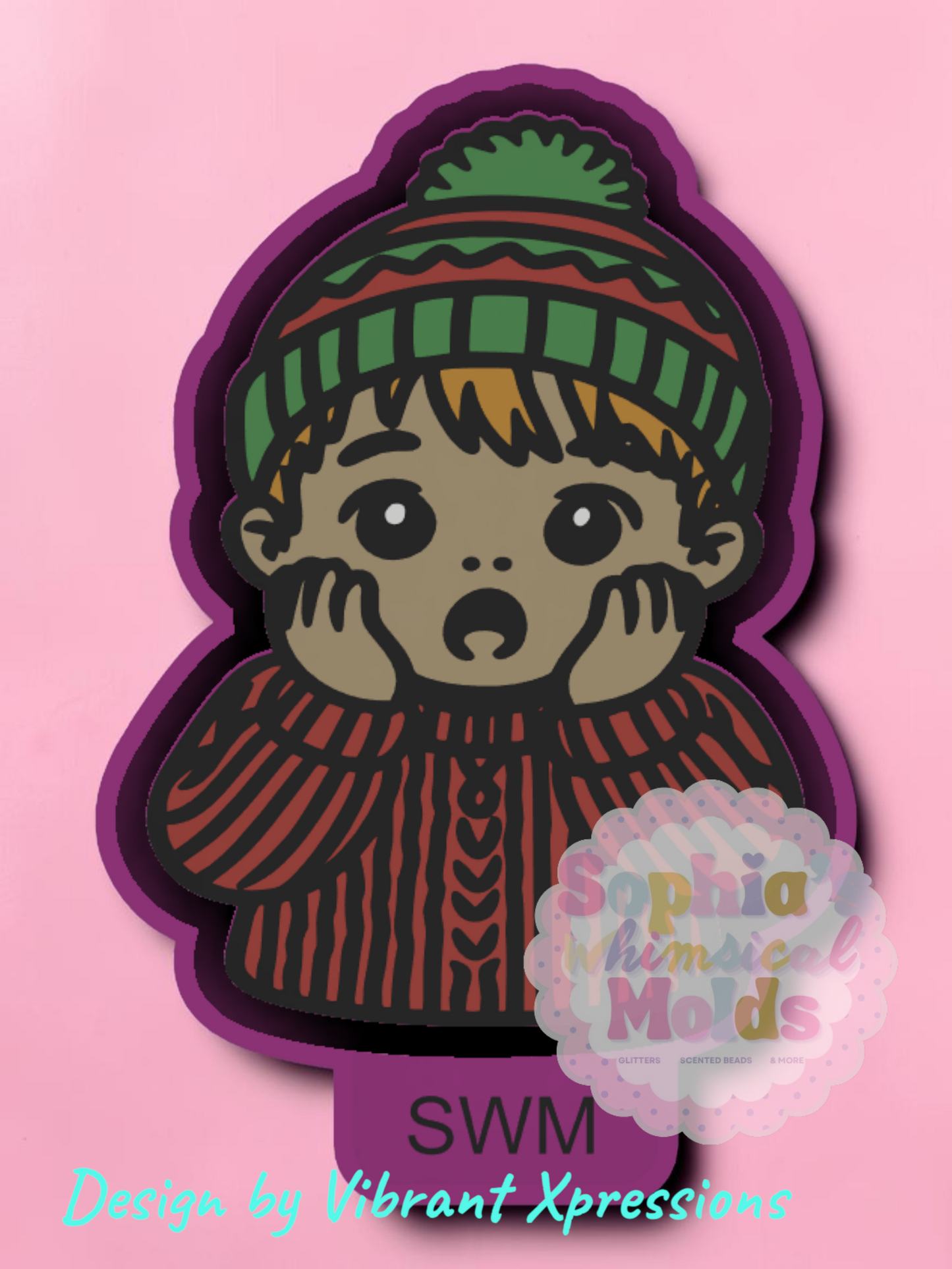 Ahhhhhhh Christmas Boy - Premium Silicone Mold