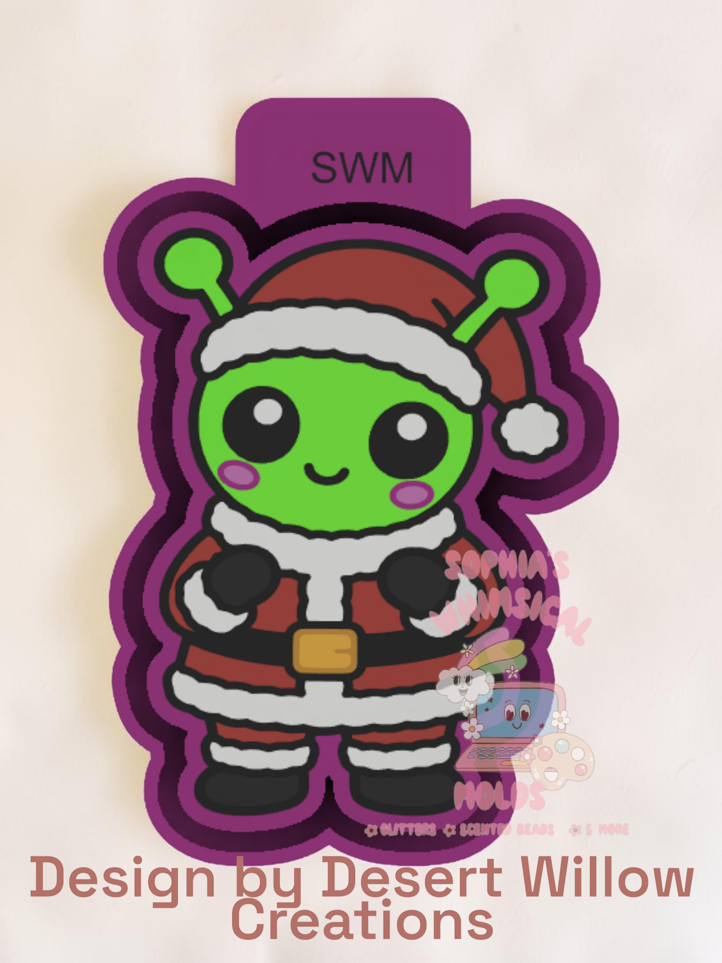 Alien Santa - Premium Silicone Mold