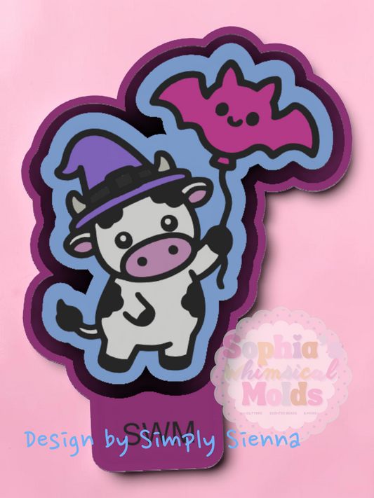 Bat Balloon Witch Cow - Premium Silicone Mold