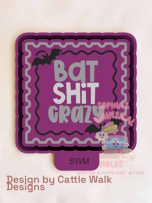 Bat Ish Crazy Stamp - Premium Silicone Mold