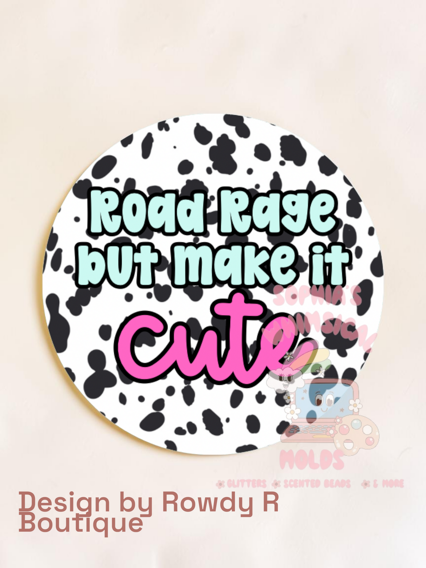 Sassy Round Cardstock - Cardstock Inserts for Silicone Mold