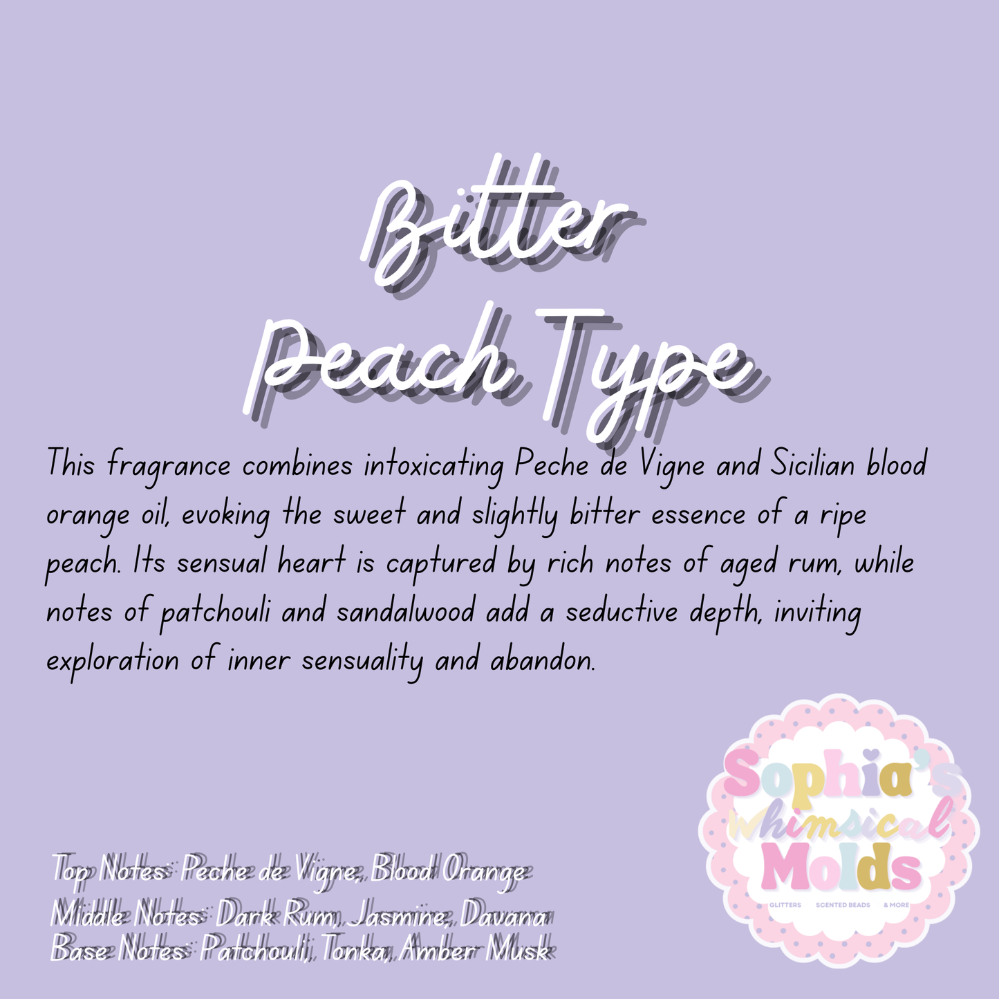 Bitter Peach Type - Pre-Scented Aroma Beads