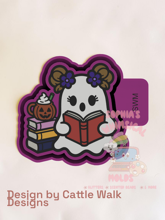 Book Ghost Pumpkin - Premium Silicone Mold