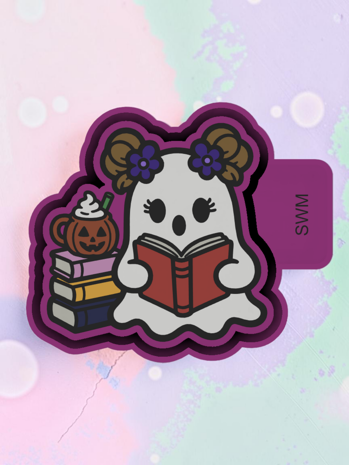 Book Ghost Pumpkin - Custom Premium Car Air Freshener