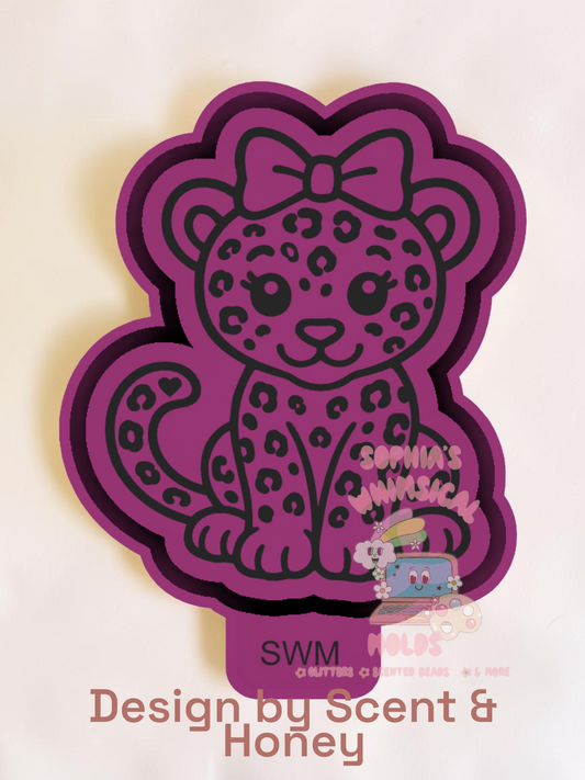 Bow Leopard - Premium Silicone Mold