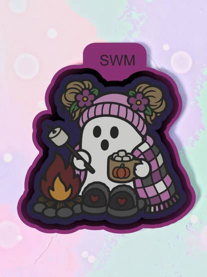 Camping Ghost - Custom Premium Car Air Freshener
