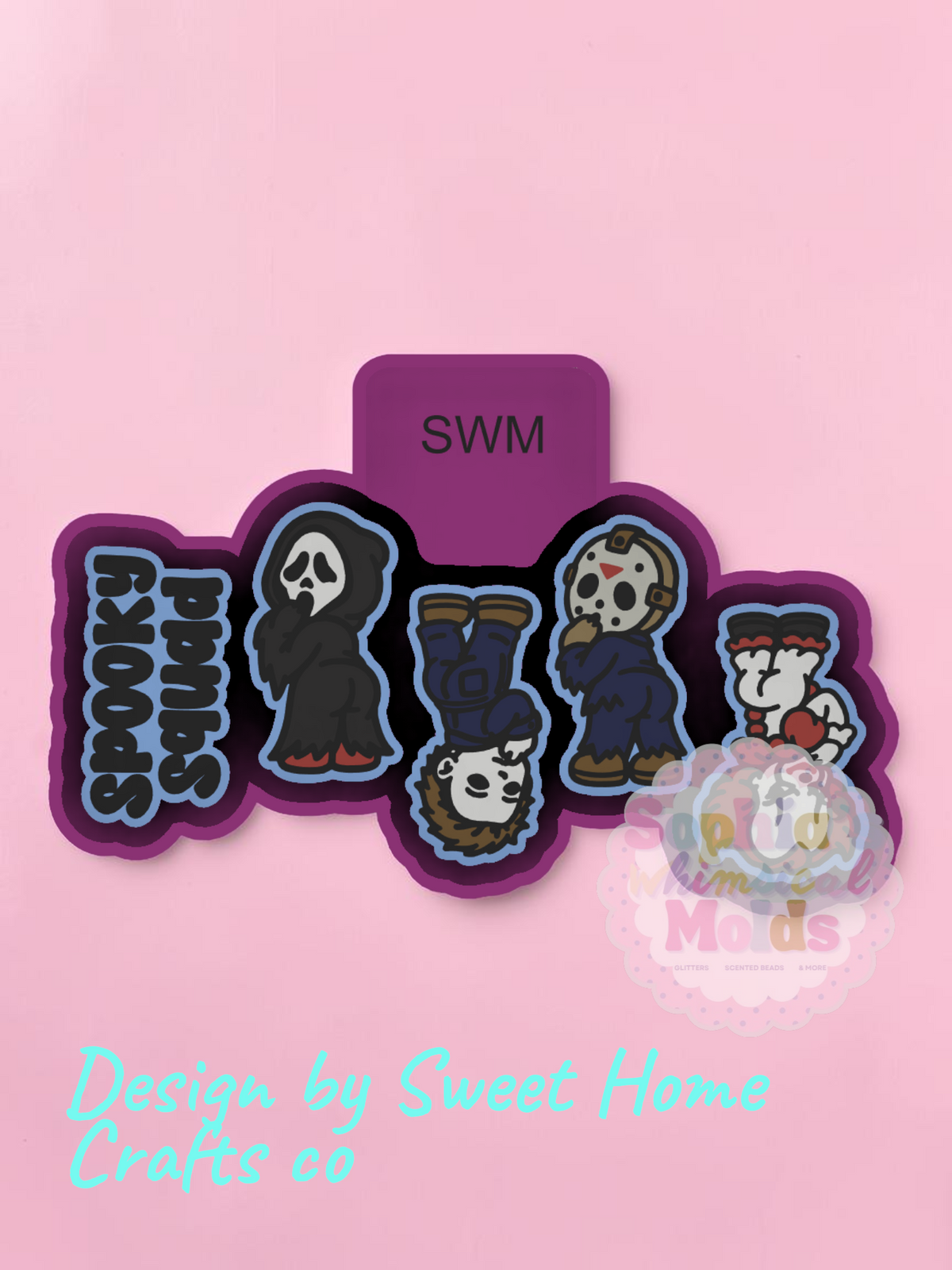 Charm Spooky Squad - Premium Silicone Mold
