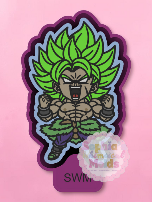 Chibi Broly - Premium Silicone Mold