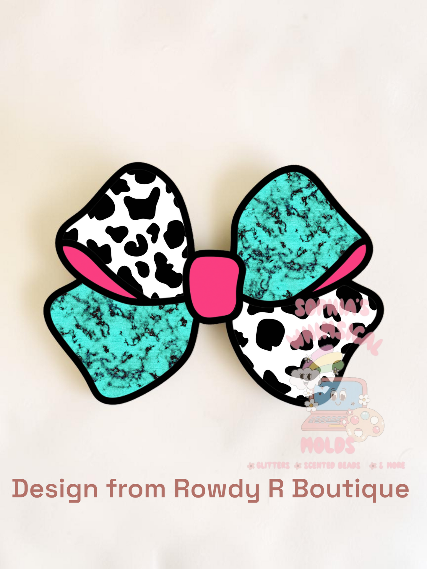 Everyday Bow Cardstock - Cardstock Inserts for Silicone Mold