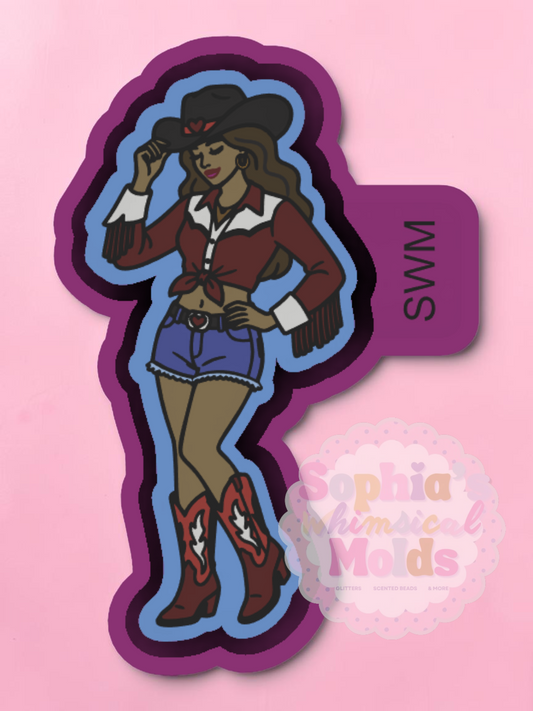 Cowgirl Babe - Premium Silicone Mold