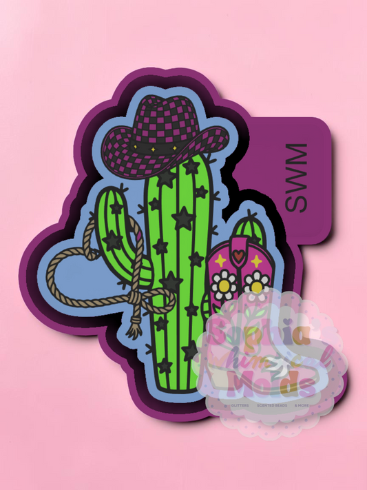 Cowgirl Babe Cactus - Premium Silicone Mold