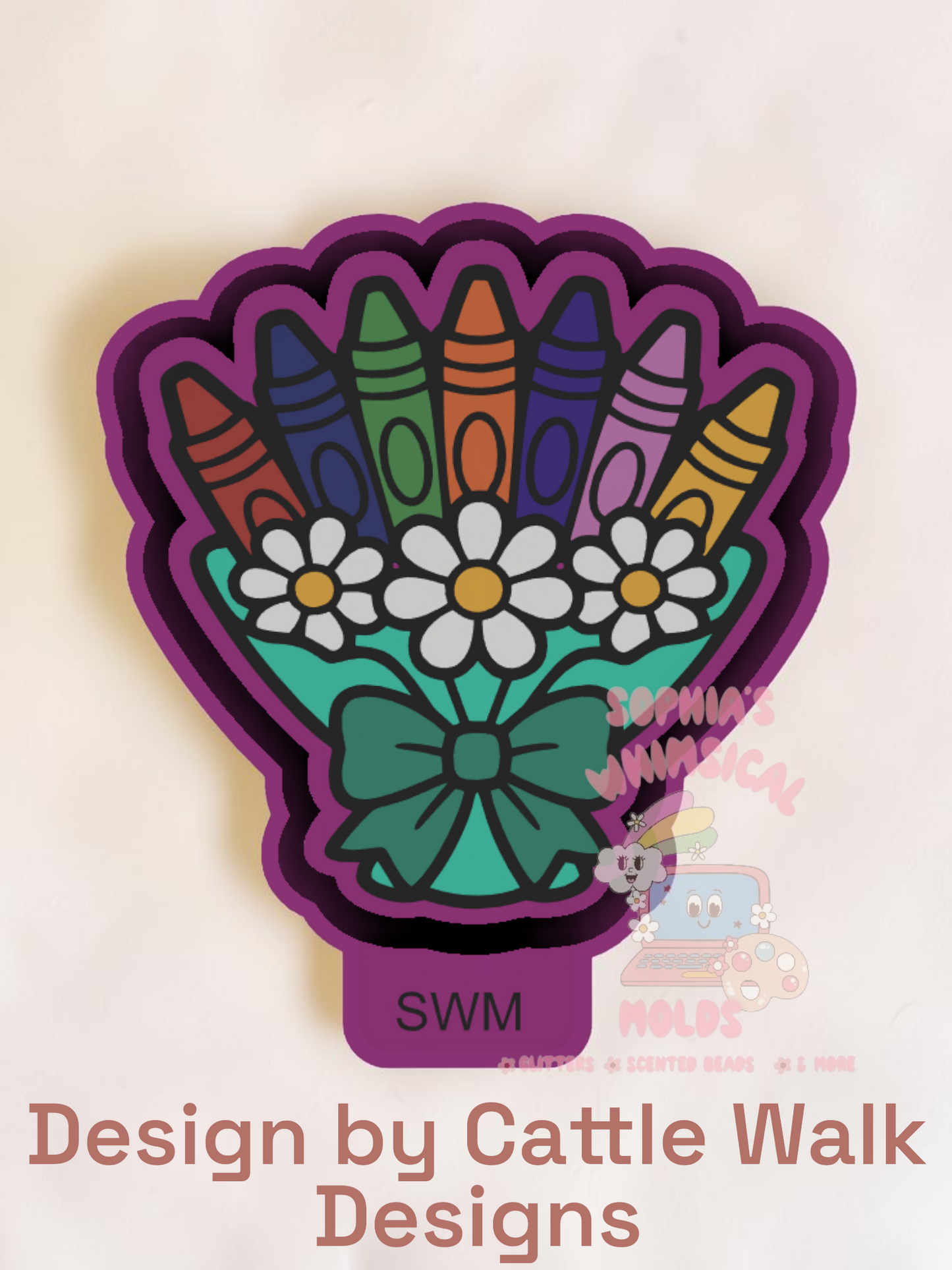 Crayon Bouquet - Premium Silicone Mold