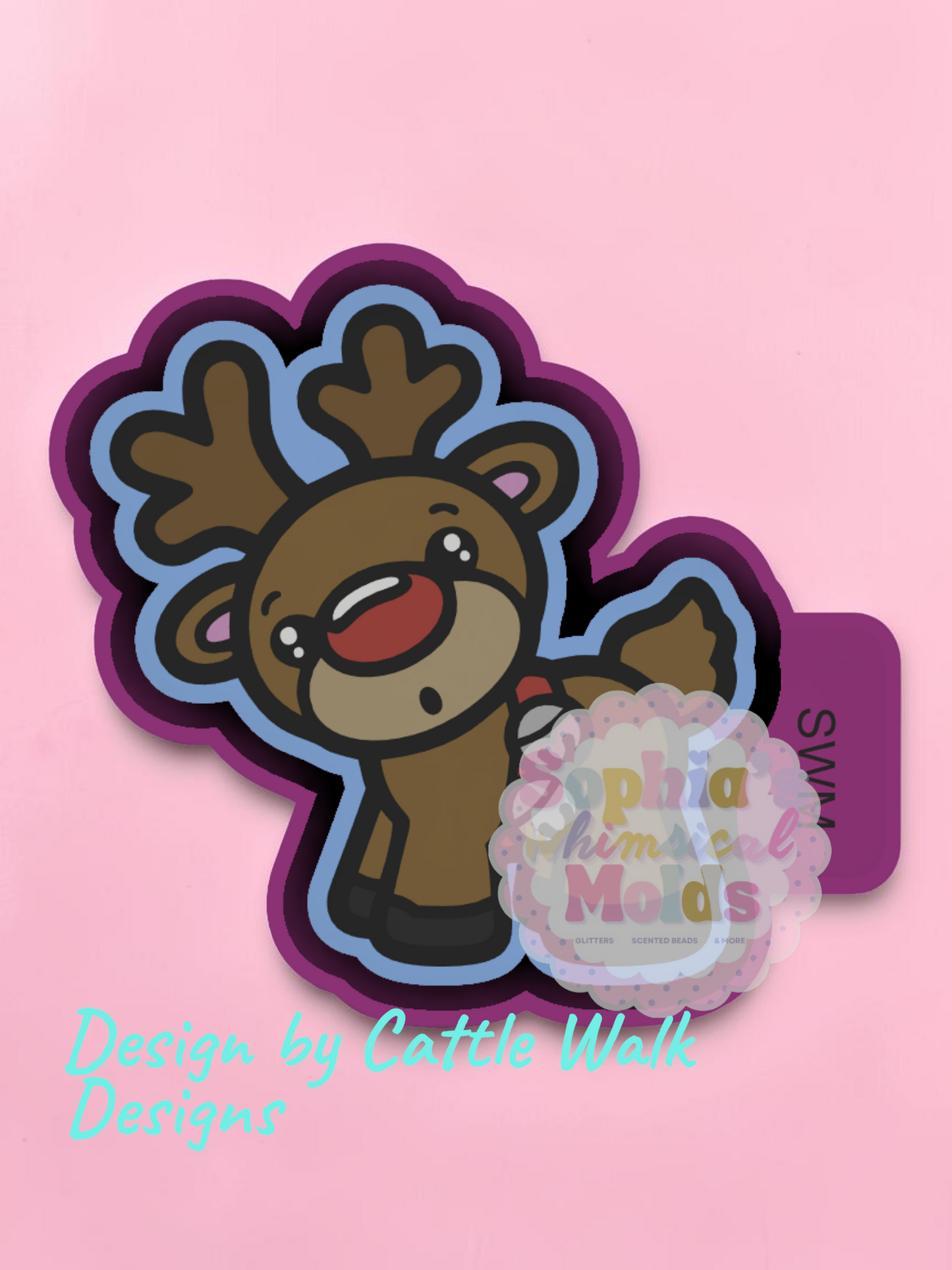Cute Reindeer - Premium Silicone Mold